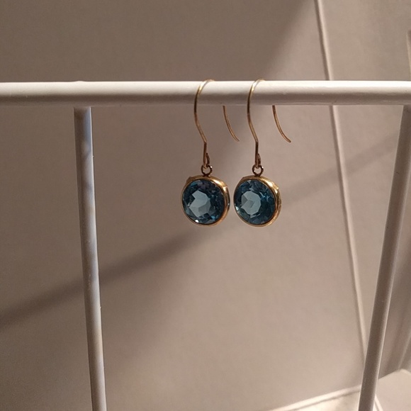 Charter Club Jewelry - Blue gemstone drop earrings